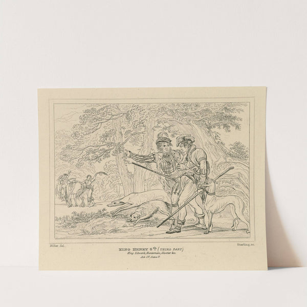 Third part of King Henry the Sixth, act IV, scen. V, a park near Middleham Castle in Yorkshire (19th century) by William Francis Starling