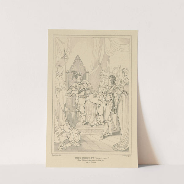 Third part of King Henry VI, act 5, scene 5, King Edward, Margaret, Gloucester & soldiers (19th century) by William Francis Starling