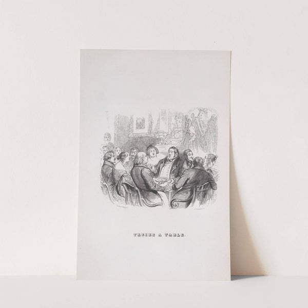 Thirteen at the Table by J. J. Grandville