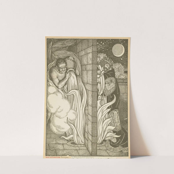 This fire is the work of Grace that is wrought in the heart. by George Woolliscroft Rhead