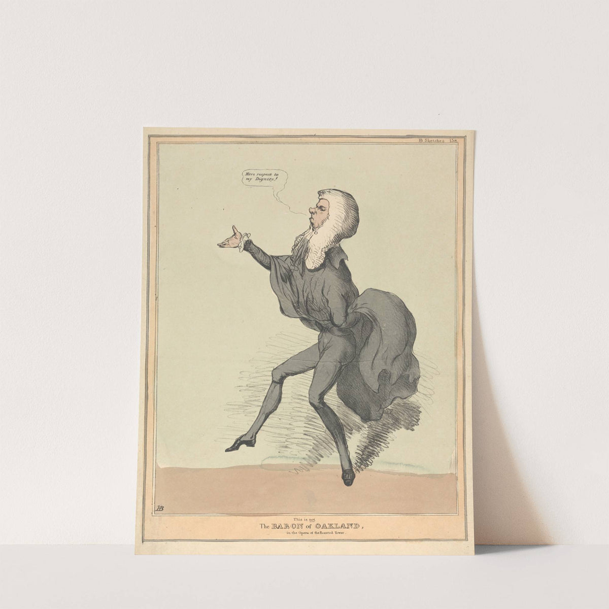This is NOT the Baron of Oakland, in the Opera of the Haunted Tower by John Doyle