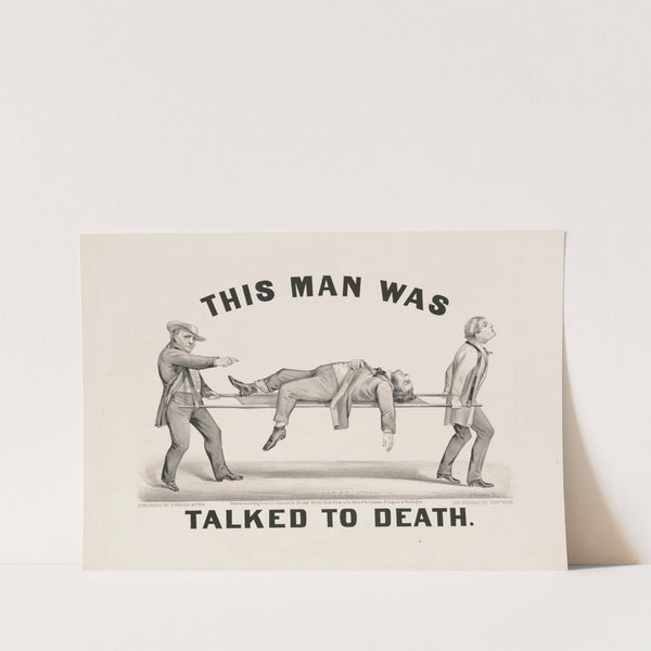This man was talked to death (1873) by John Cameron