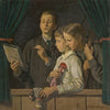 Thomas, Franzsepp and Monika at the Kasperle Theater (Punch and Judy Show) (1920)