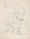 Thomas Hearne Sketching at a Table