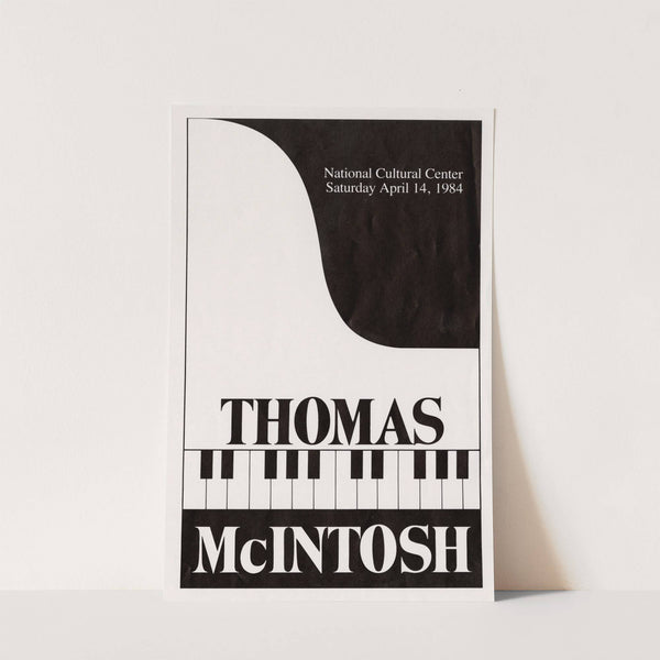 Thomas Mcintosh. National Cultural Center. Saturday April 14, 1984. by U.S. Information Agency