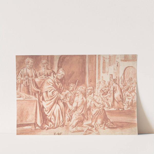 Thomas of Villanova, Archbishop of Valencia Distributing Alms to the Poor by Pedro Orrente