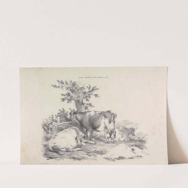 Thomas Sydney Cooper's cattle subjects Pl.02 by Thomas Sidney Cooper