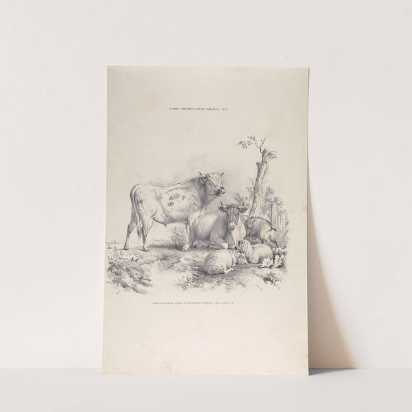 Thomas Sydney Cooper's cattle subjects Pl.03 by Thomas Sidney Cooper