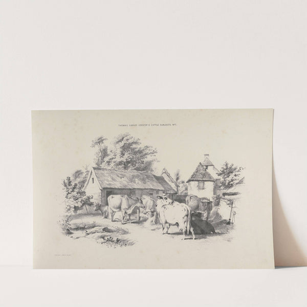 Thomas Sydney Cooper's cattle subjects Pl.07 by Thomas Sidney Cooper