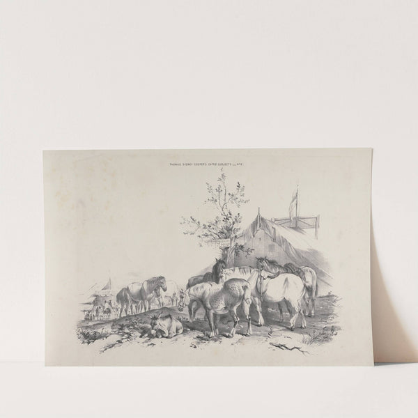 Thomas Sydney Cooper's cattle subjects Pl.08 by Thomas Sidney Cooper