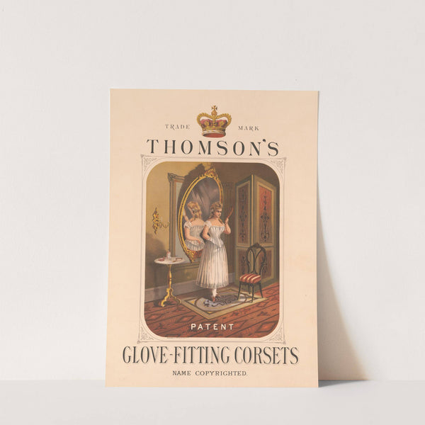 Thomson’s glove-fitting corsets (1874) by The Graphic Co. Lith.