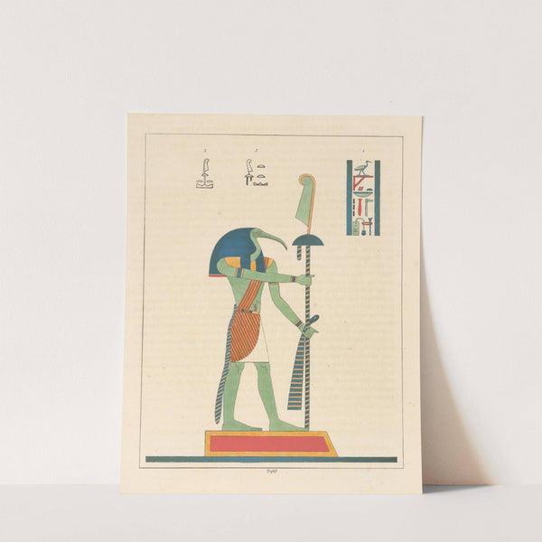 Thoth deux fois grand, présidant a la région inférieur. by Léon-Jean-Joseph Dubois