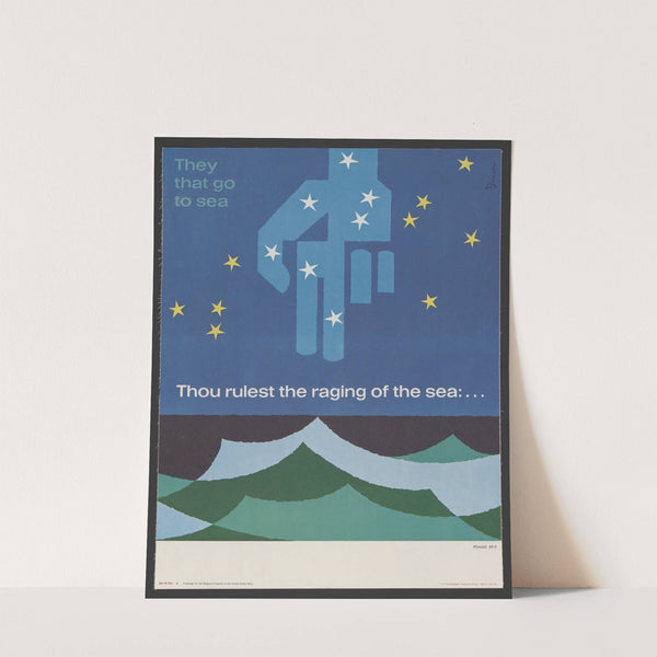 Thou rulest the raging of the sea … Psalms 89:9 (1963) by Joseph Binder