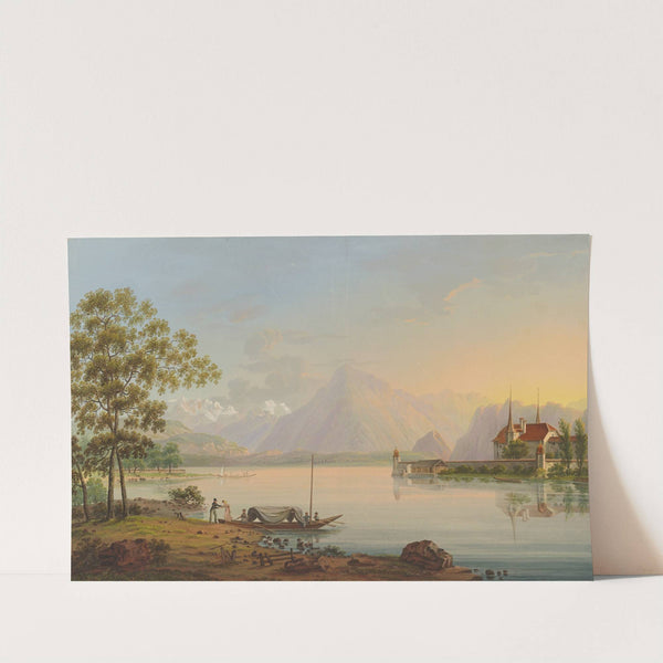 Thoun am Thounersee by Johann Ludwig Bleuler