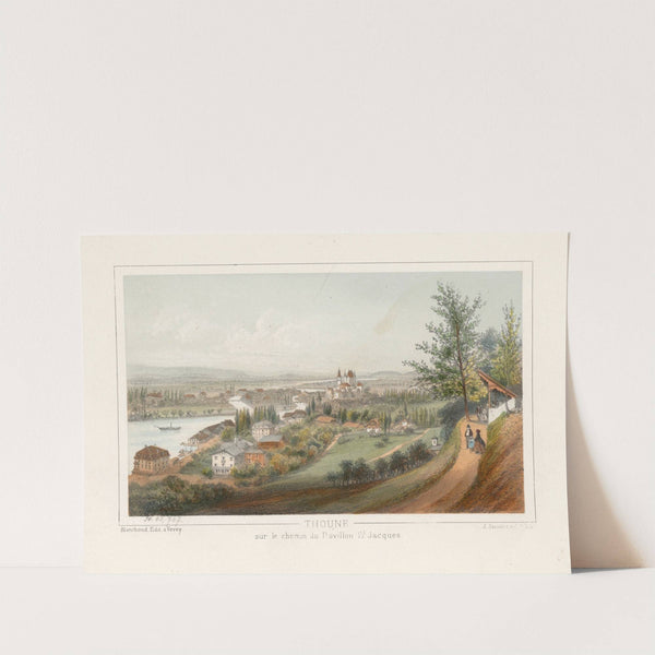 Thoune sur le chemin du Pavillon St. Jacques by Jean Jacottet