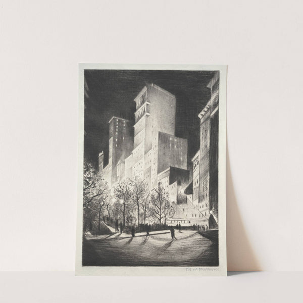 Three AM; A Corner by Madison Avenue (also known as 2 AM New York and Metropolis) by Christopher R. W. Nevinson