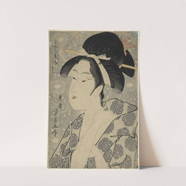 Three Beauties of Our Time (Tosei san bijin) by Chokosai Eisho
