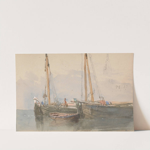 Three Boats (1863) by Clarkson Stanfield