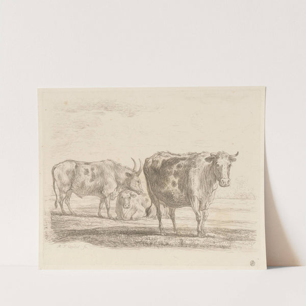 Three cows (1793) by Martin Ferdinand Quadal