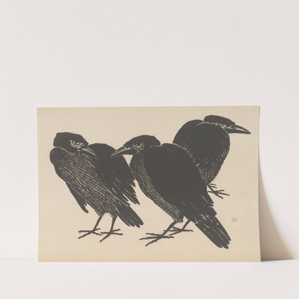 Three crows (1872-1897) by Henri-Charles Guérard