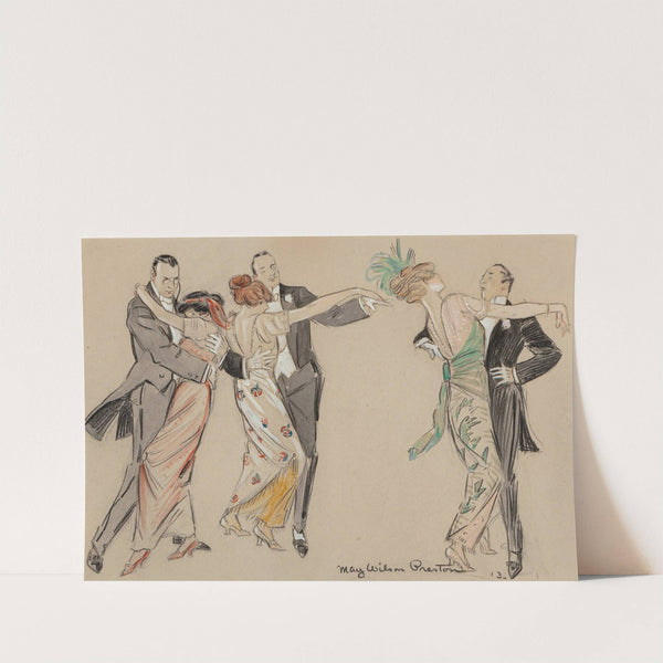 Three Dancing Couples (1913) by May Wilson Preston