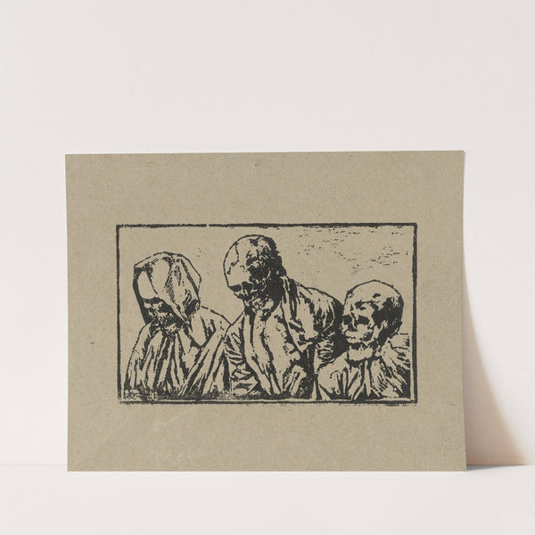 Three dead (1856-1897) by Henri-Charles Guérard