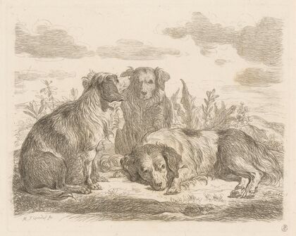 Three dogs (1793)