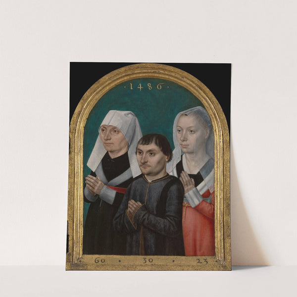 Three Donors (1486) by Master of the Legend of Saint Ursula