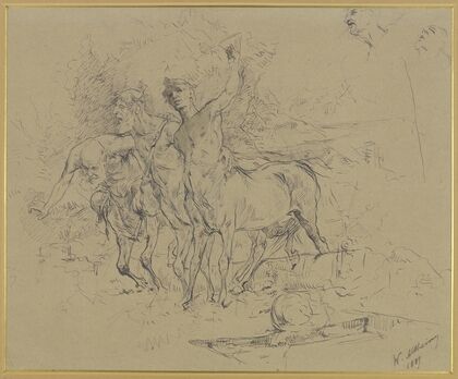 Three drunken centaurs