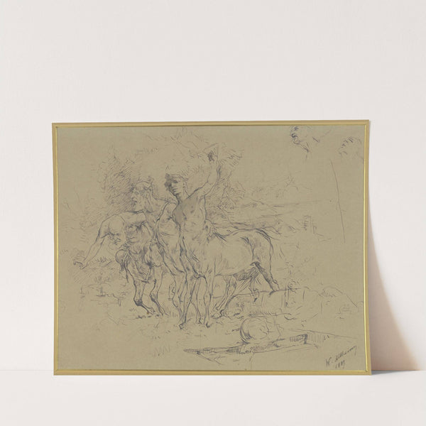 Three drunken centaurs (1889) by Wilhelm Altheim