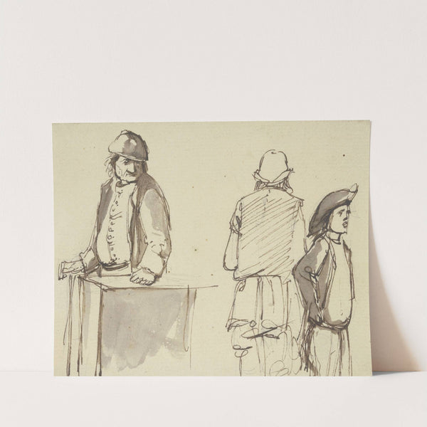 Three farmers by Jean-Jacques de Boissieu