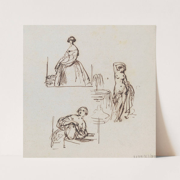 Three Figures by Nicaise De Keyser