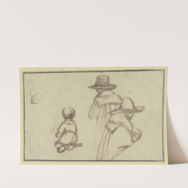 Three figures by Samuel van Hoogstraten