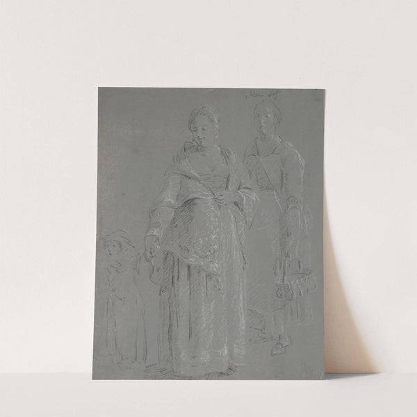 Three Figures by Pierre-Jacques Volaire