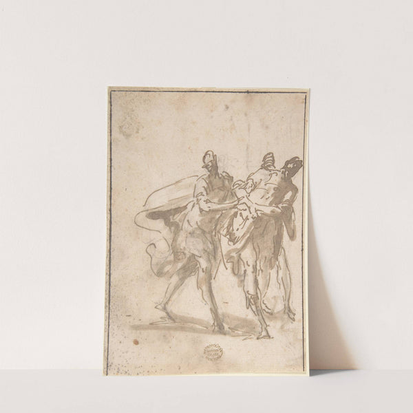 Three Figures by Domenico Mondo