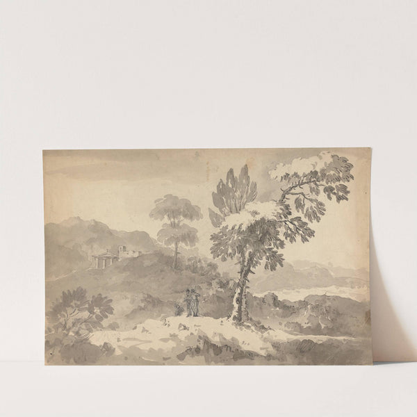 Three Figures in a Landscape by William Gilpin