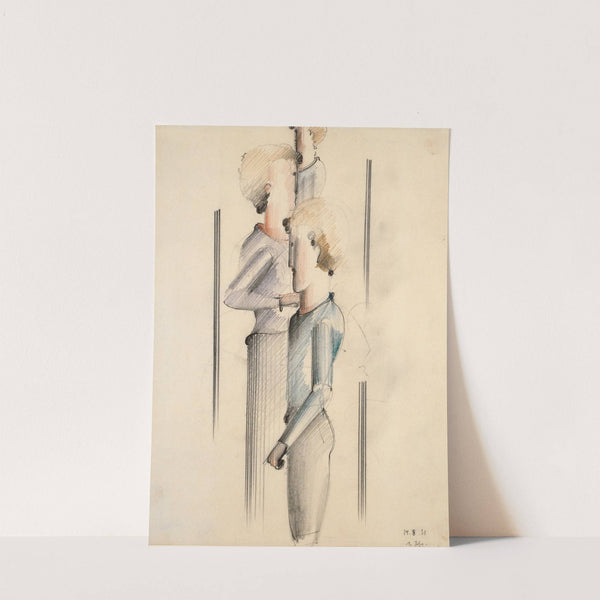 Three Figures by Oskar Schlemmer