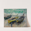 Three Fishing Boats by Claude Monet