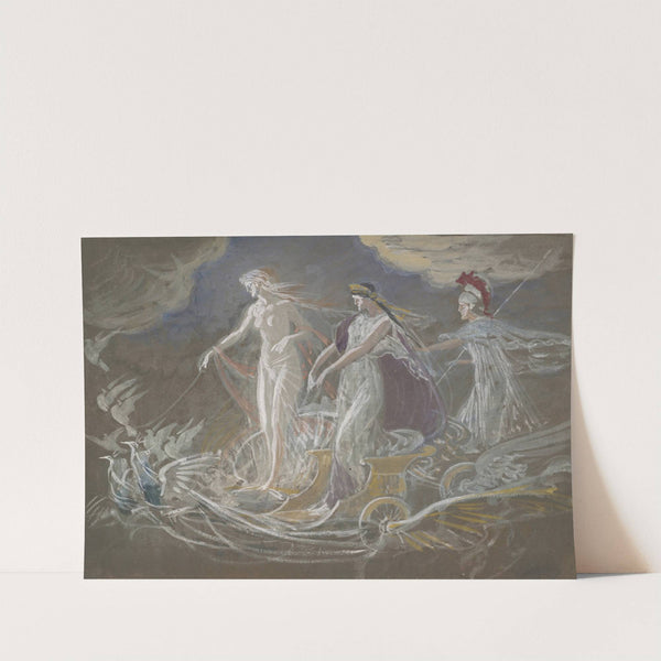 Three goddesses (allegorical study) by Walter Crane