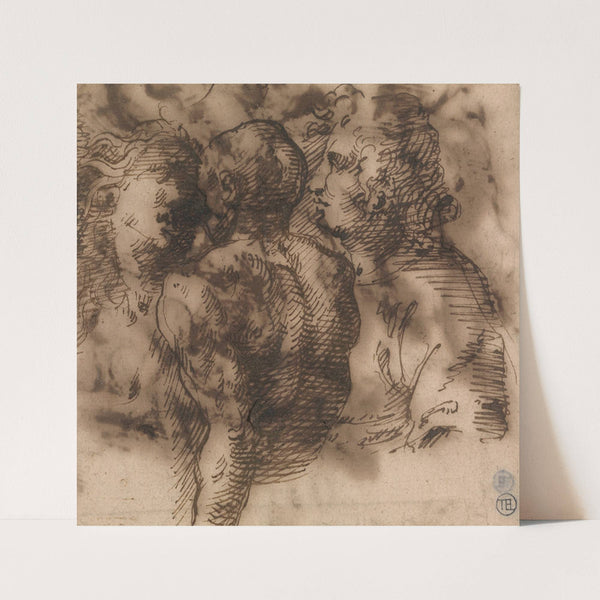 Three Half-Length Figures by Inigo Jones