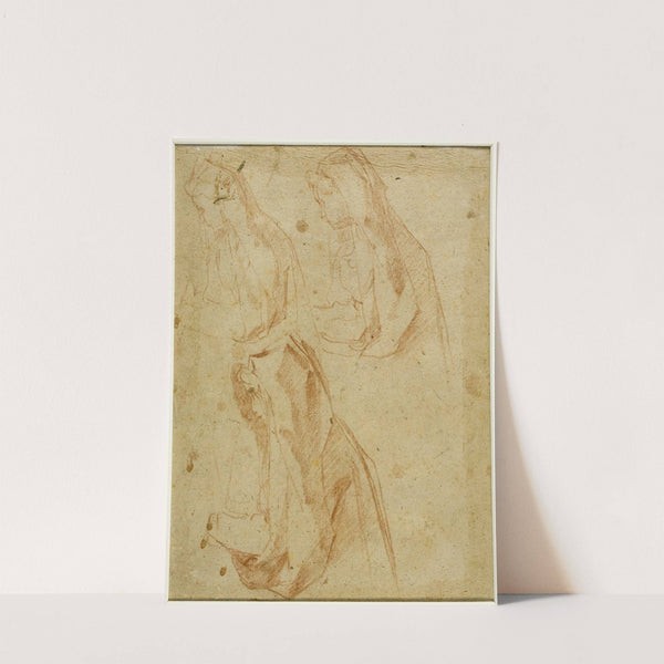 Three Half-length Studies of Veiled Female Figure by Andrea Boscoli