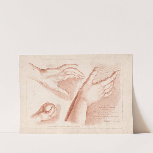 Three hands (1749-1849) by Louis-François Roubiliac