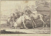 Three hunting dogs (1721)