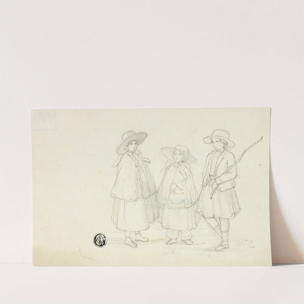 Three Little Girls by Elizabeth Murray