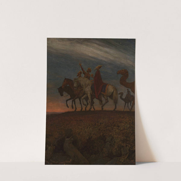 Three Magi on the way to Bethlehem (1906) by Hans Thoma