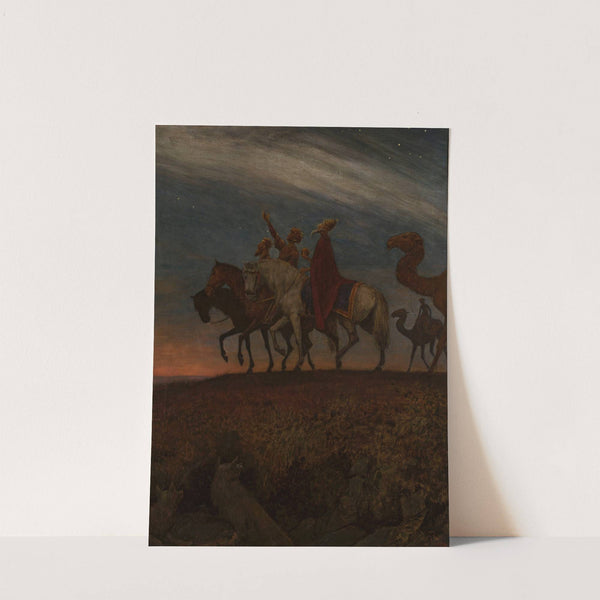 Three Magi on the way to Bethlehem (1906) by Hans Thoma