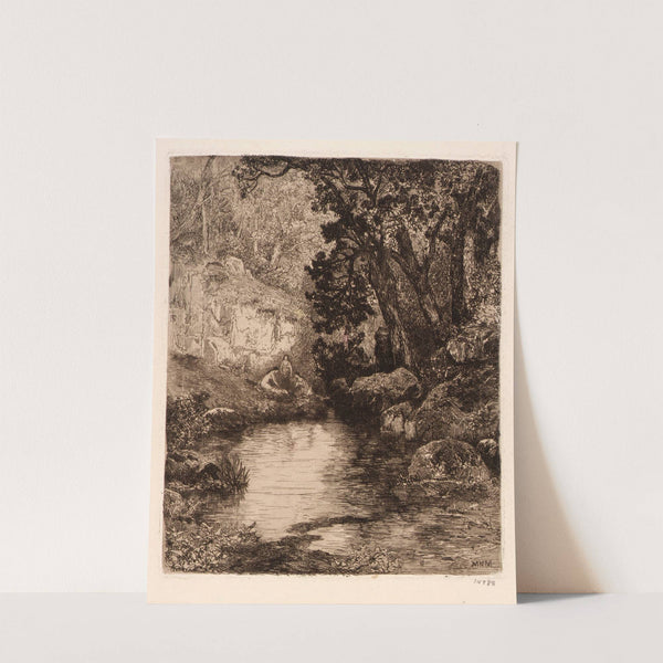 Three Maidens at the River (ca.1880-1890) by Mary Nimmo Moran