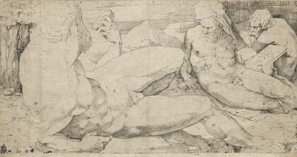 Three Male Nudes (second quarter 1500s)