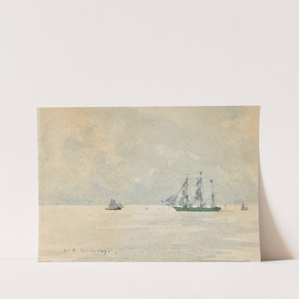 Three Masted Barque by Henry Scott Tuke