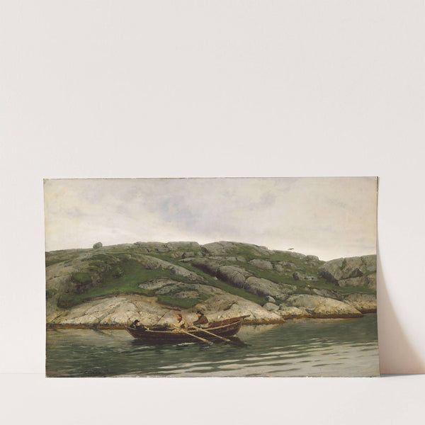 Three Men in a Rowing Boat (1883) by Nikolai Ulfsten